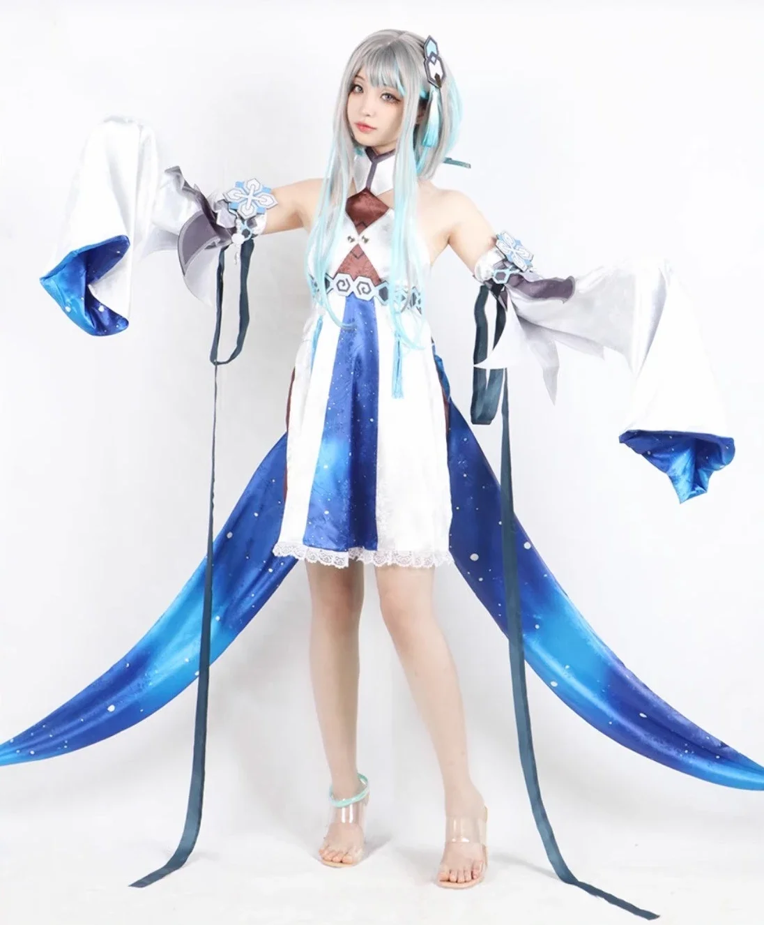 Костюм для косплея Guizhong Genshin Impact униформа Gui Zhong Liyue костюмы богов одежда ролевых