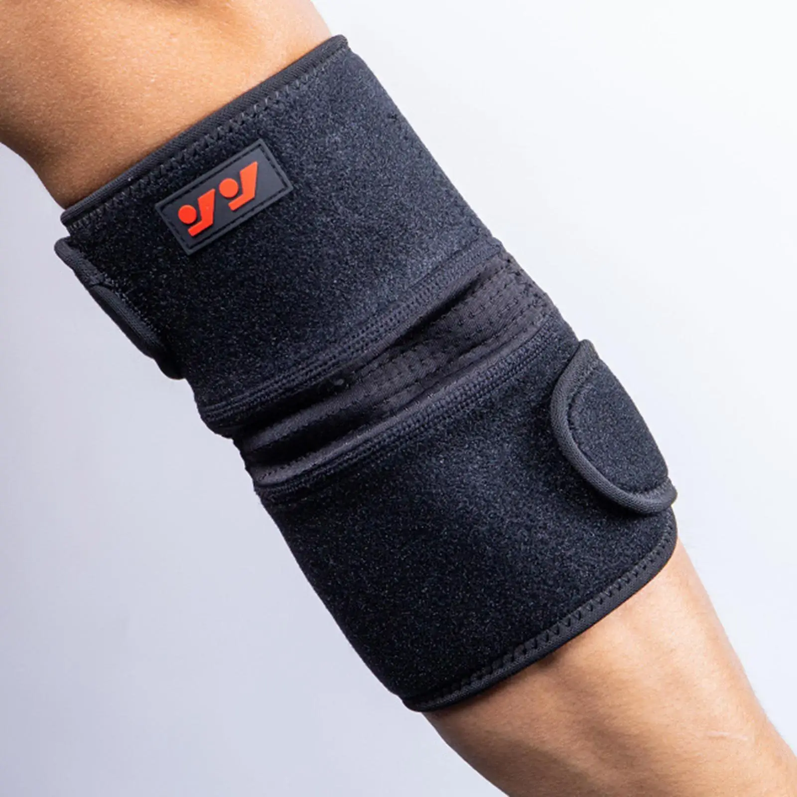 

Налокотник для левой и правой руки, дышащий поддерживающий ремешок, поглощающий пот регулируемый, обертка для гольфа, спорта, тренажерного ...