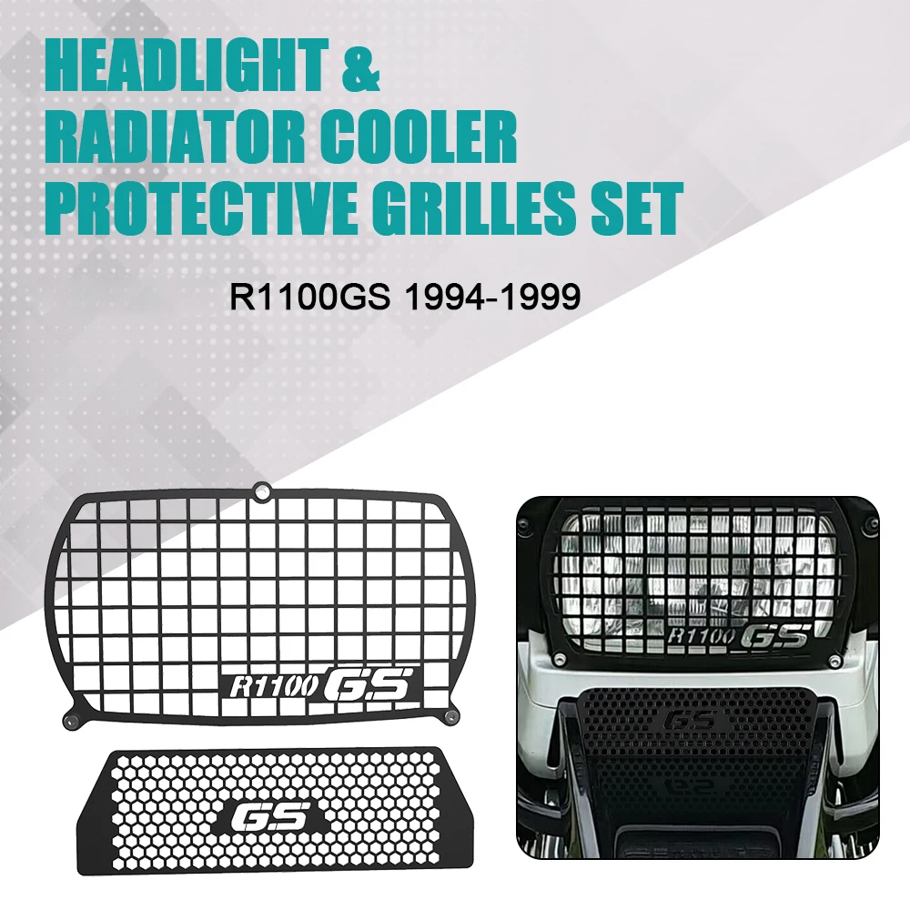 

R 1150 GS 1150GS ADV Headlight Headlamp Guard Protector Grill Cover For BMW R1150GS ADVENTURE 1994-1999 Oil Cooler Guard