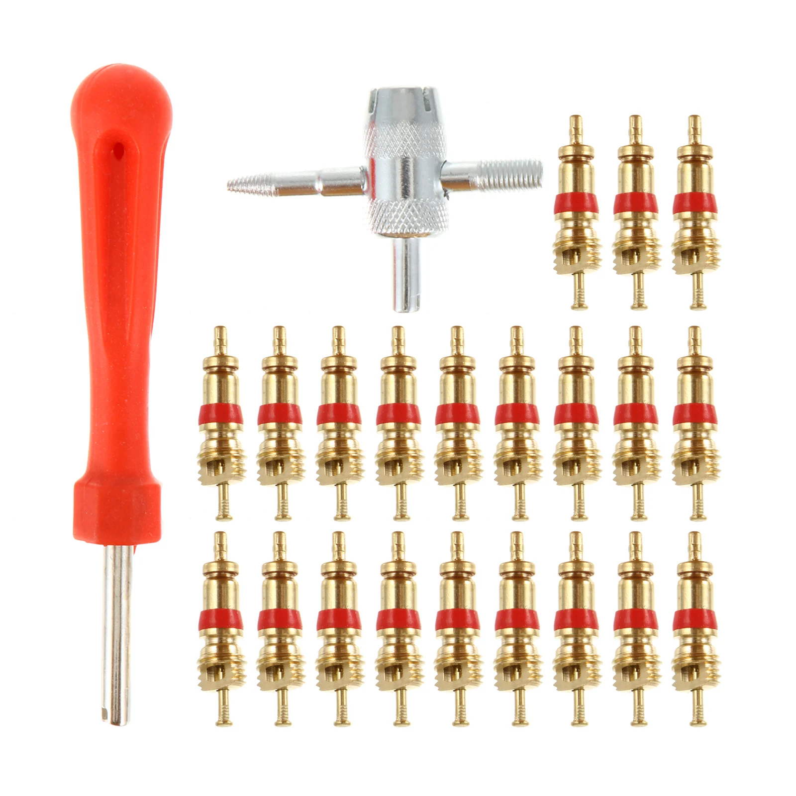 

Air Conditioner Valve Removal Tool Automotive Tools Stem Core Puller Rubber Wrench