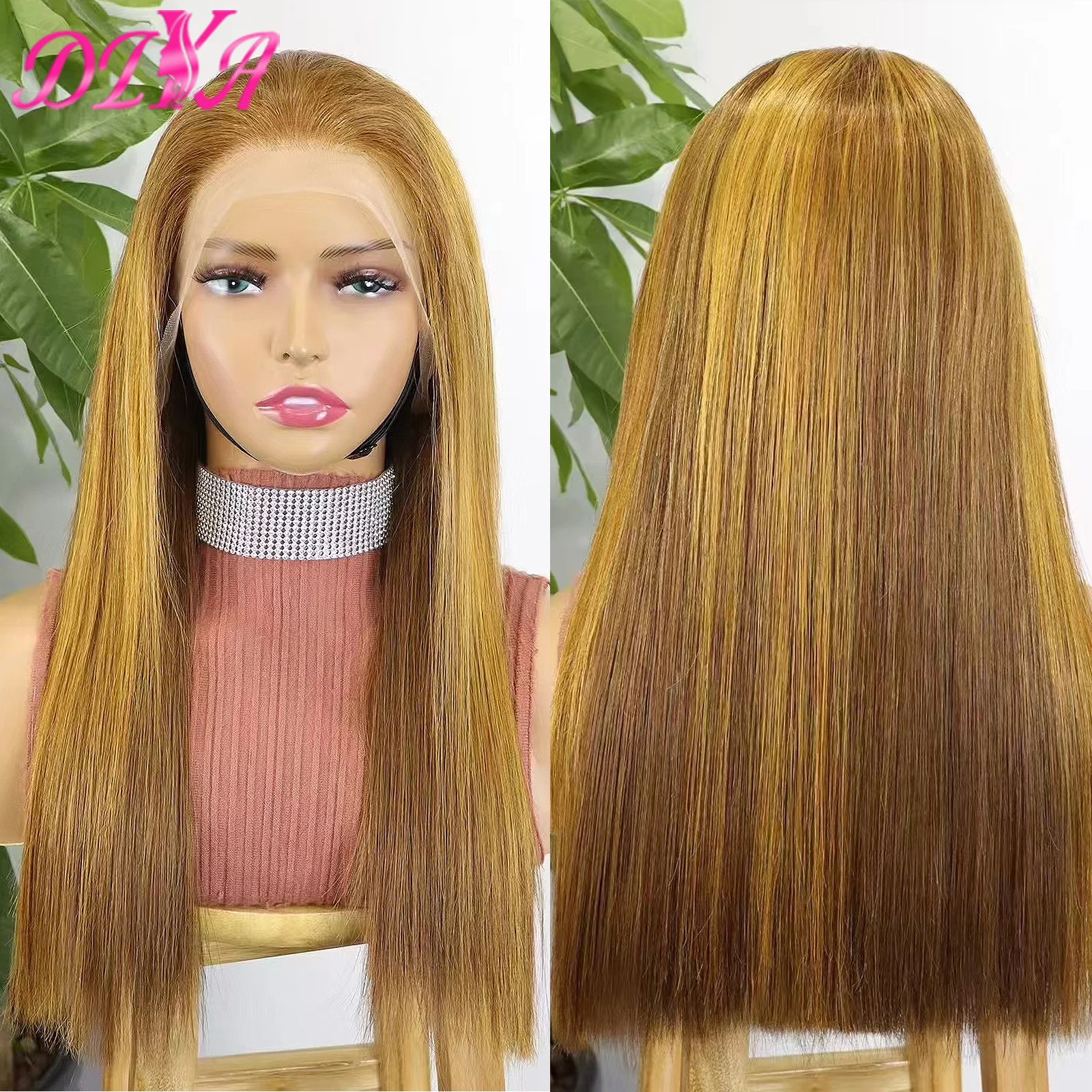 300% Плотность Выделите P4/30 Цвет Прямой Двойной Парик Человеческих Волос для