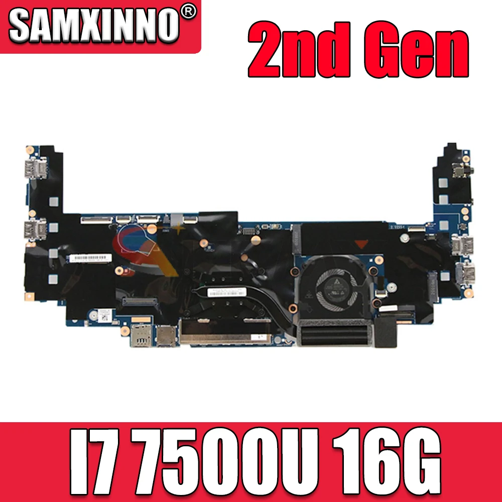 

Материнская плата для ноутбука Lenovo ThinkPad X1 Yoga 2nd LRV2 16822-1 FRU;01AY902 CPU:I7 7500U 16G