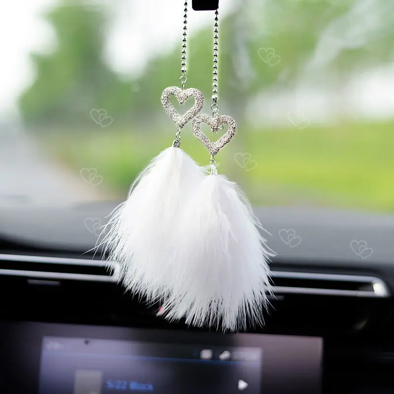 

Car interior decorations dream catcher high-end car rearview mirror hanging feather car hanging hanging ornaments