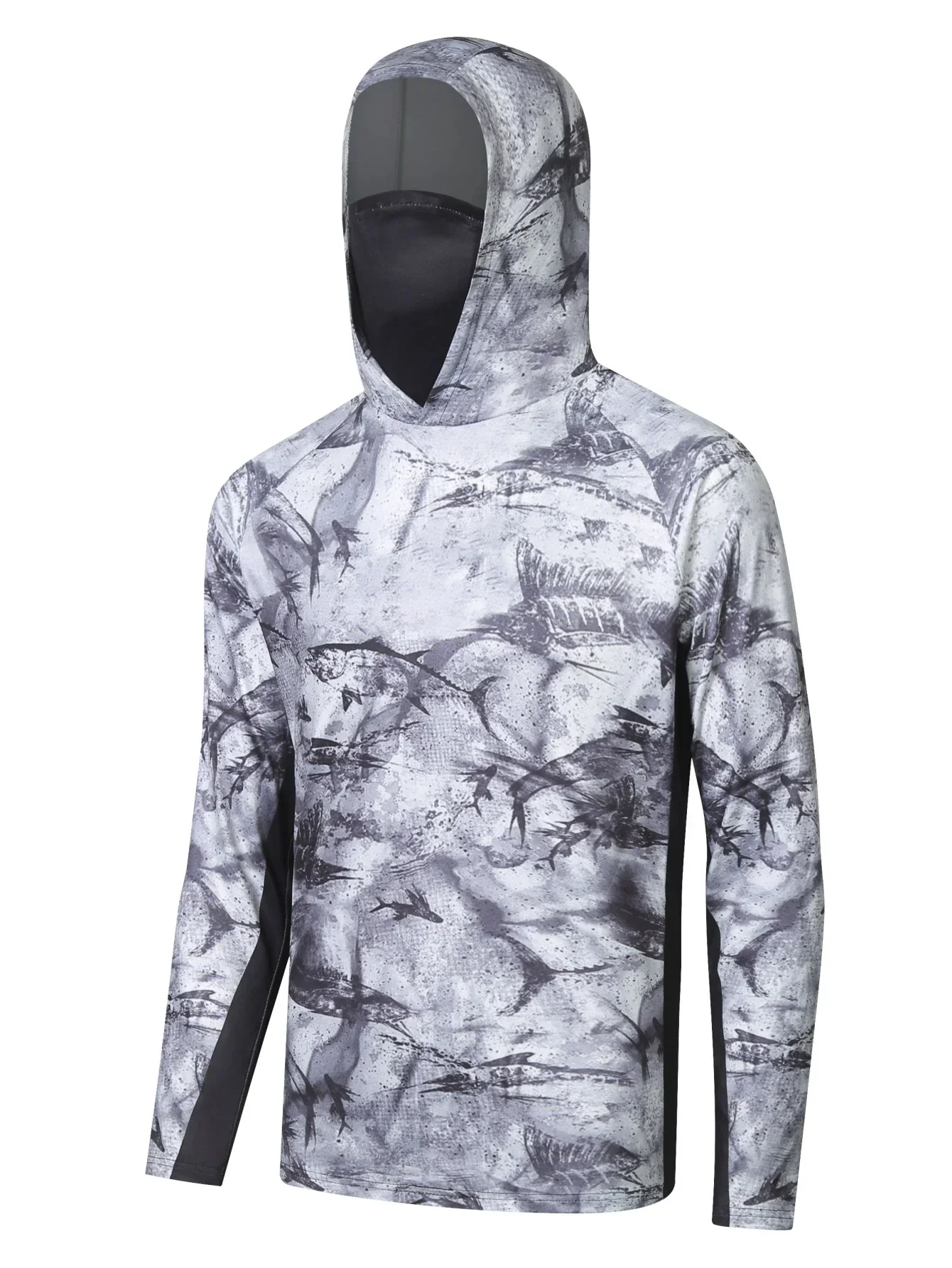 Рубашки для рыбалки накидка на лицо одежда защита от солнца и ультрафиолета