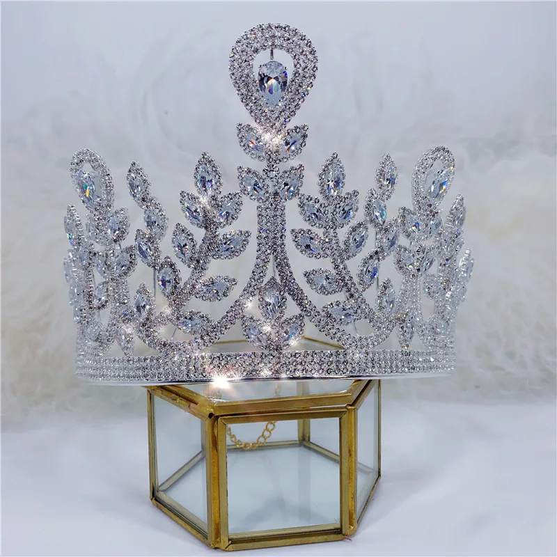 

Bridal petite hair accessories bow head jewelry Zircon