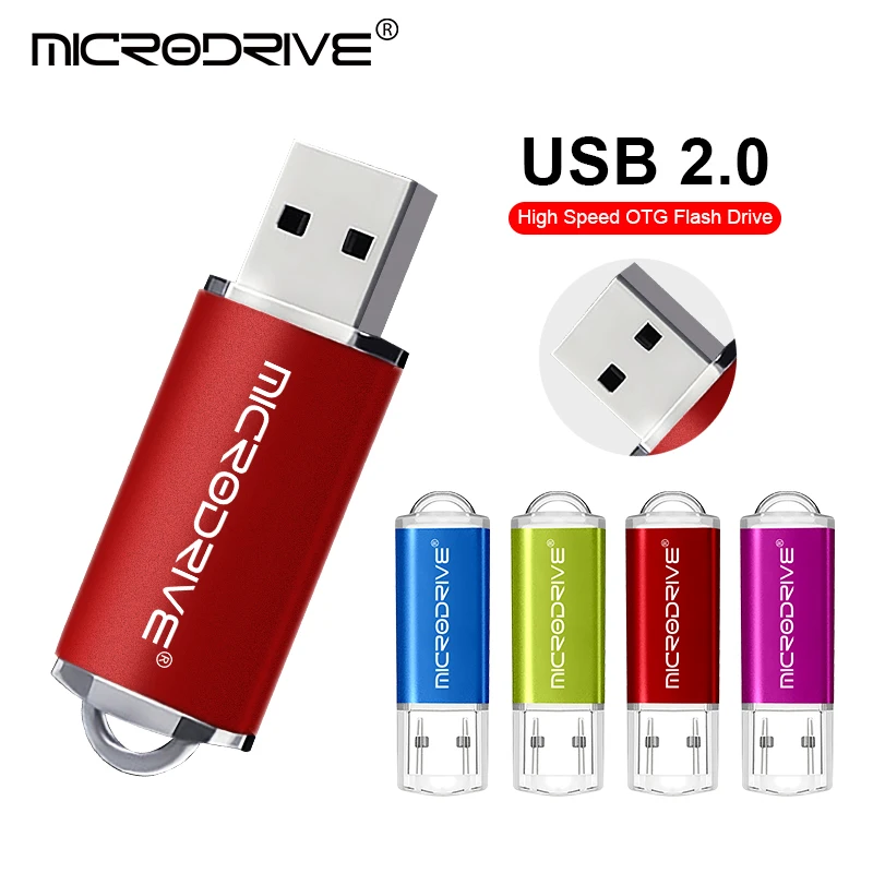 Металлический USB 2.0 флеш-накопитель 128 Гб 64 ГБ 32 высокоскоростной 16 8 4 памяти