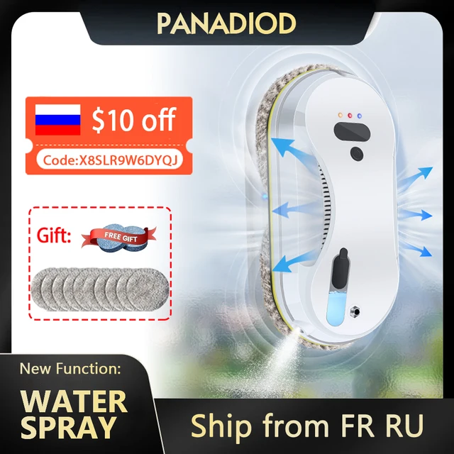 Panadiod window washer electric robot window cleaner anti-falling intelligent magnet window cleaning robot remote control