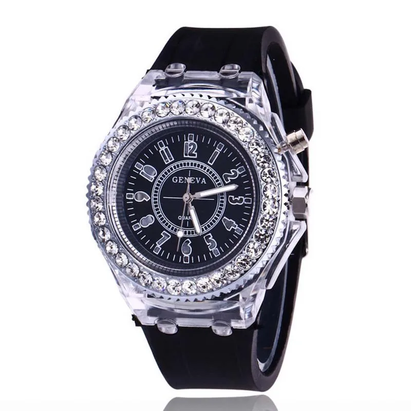The 2023 New Fluorescent Diamond Luminous Quartz Watch Is Suitable For Both Male And Female Students, Classmates, And Couples As