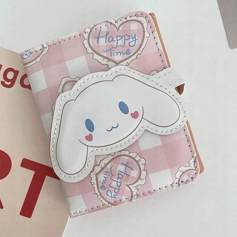 

Kawaii Sanrio Animation Cinnamoroll Cartoon Mini Kids Coin Wallet Foldable Wallet Card Bag Kids Birthday Gift Christmas Gift
