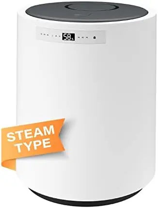 

for Large Room, Y&O 10L(2.64Gal) Steam Whole House Humidifier for Plants, Filterless Design, Auto Shut Off, 3 Level Mist Max Mus