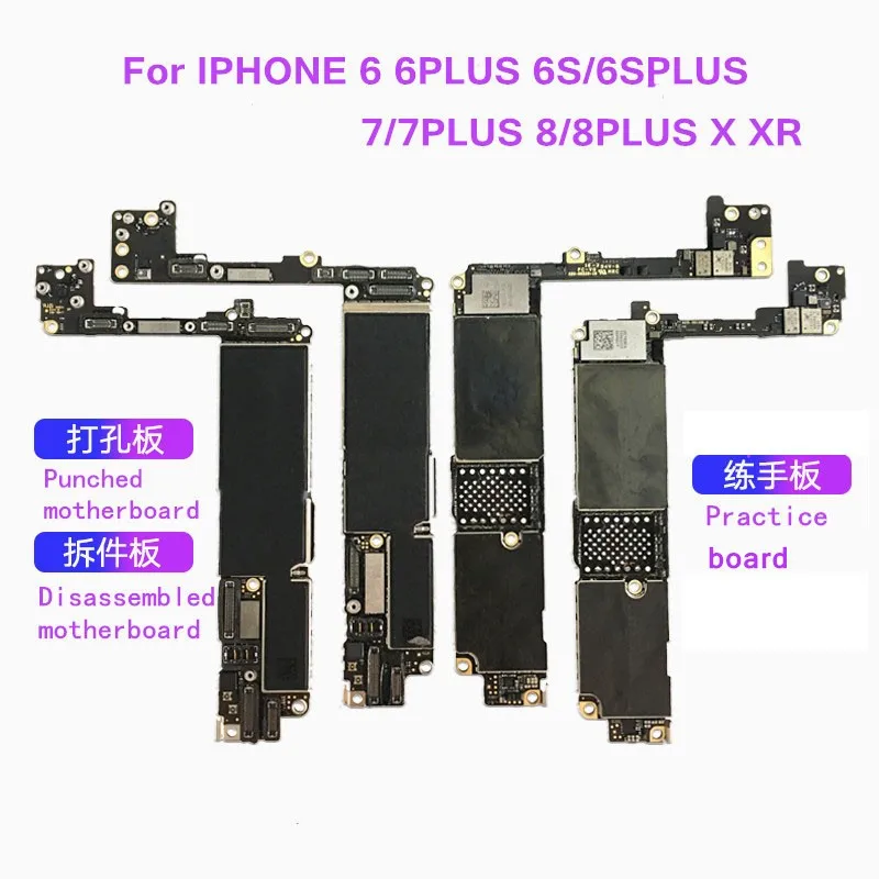 

For Bad Motherboard Without Hard Disk Disassembly Part for iPhone 6G 6P 6S 6SP 7G 7P 8G 8P Repair Training Practice No Nand Tool
