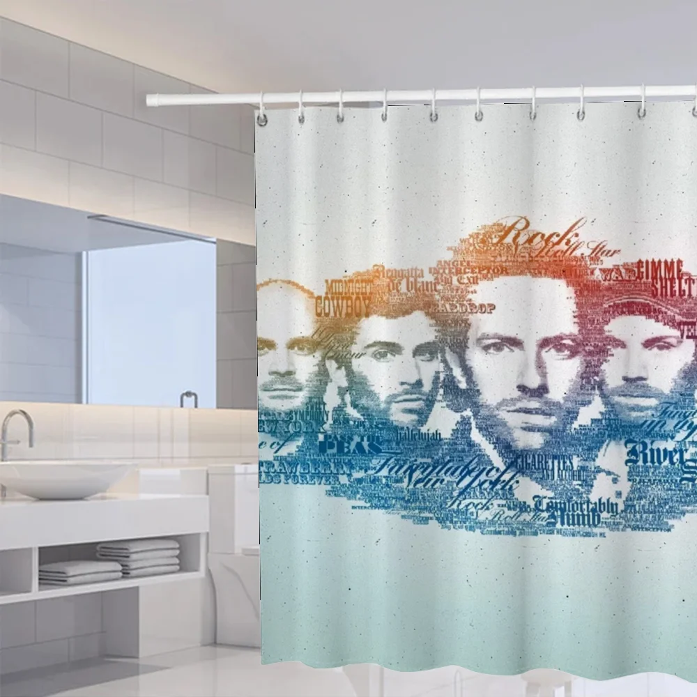 C-coldplay Занавеска Для Душа Водонепроницаемая Складная Современная Стильная
