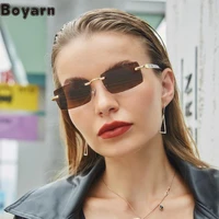 boyarn sunglasses womens new rimless sunglasses in 2022 mens steampunk rimless sunglasses eyewear sunglasses