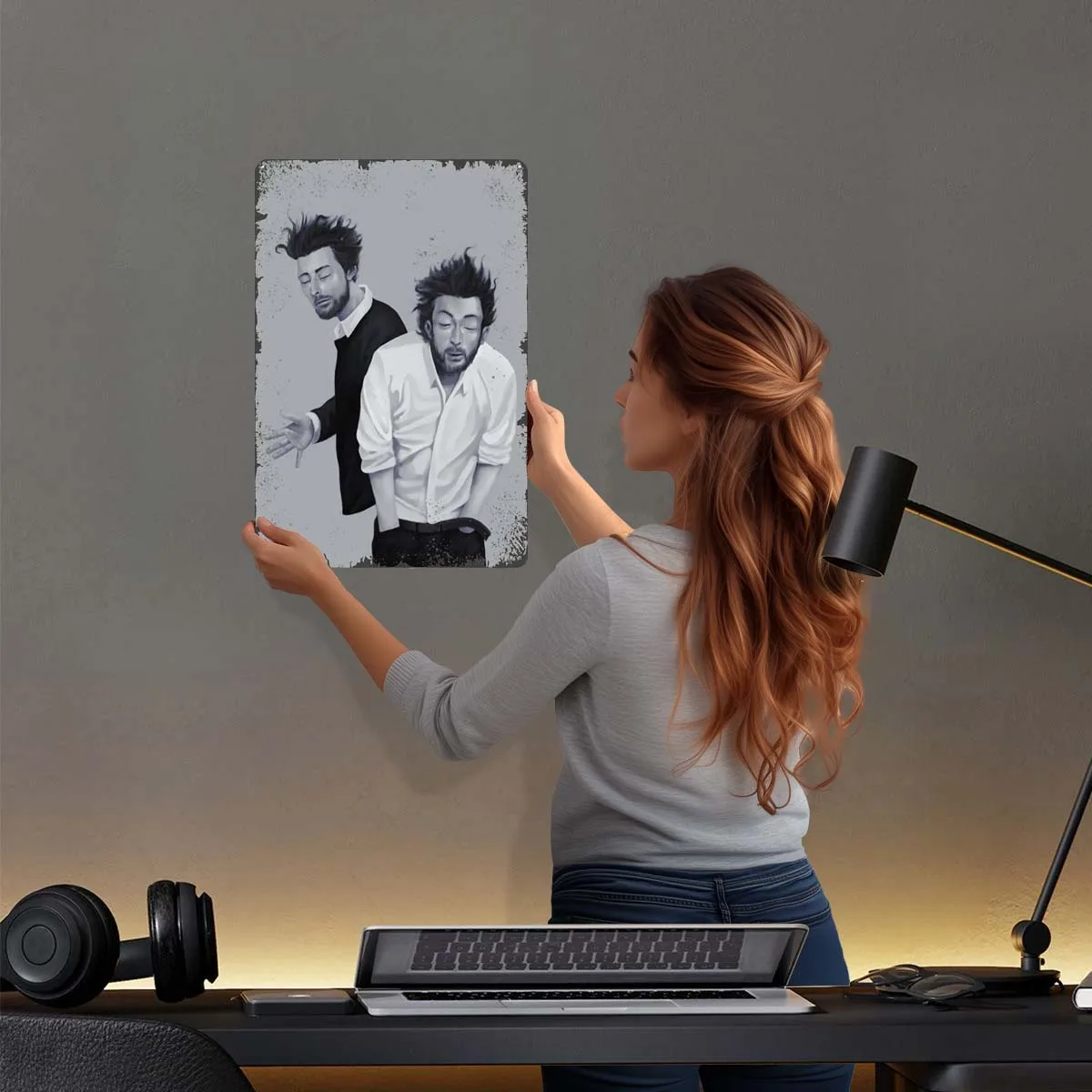 Том Йорк репер жестяная вывеска музыкальный плакат украшение для бара