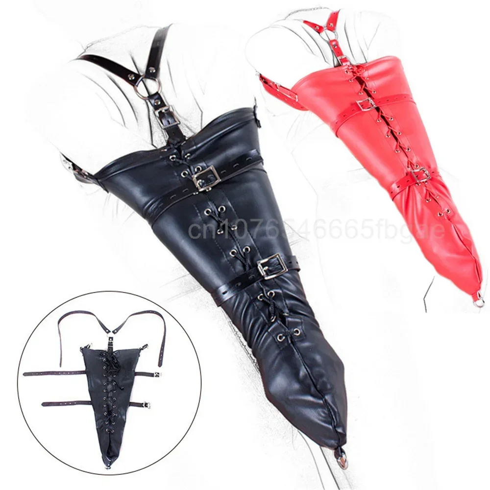 Ограничение для рук из искусственной кожи секс-связывание взрослых БДСМ-игрушки