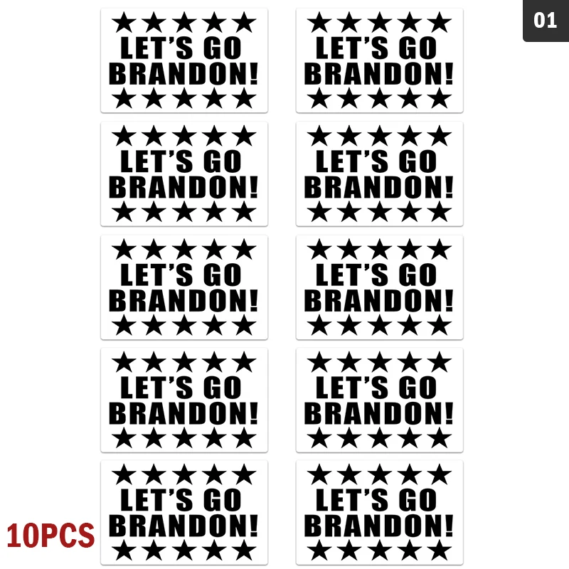 

Waterproof Fridge Stickers Bumper Sticker Lets Go Brandon Phone Case Stickers Funny Joke Novelty Car Bumper Window Sticker