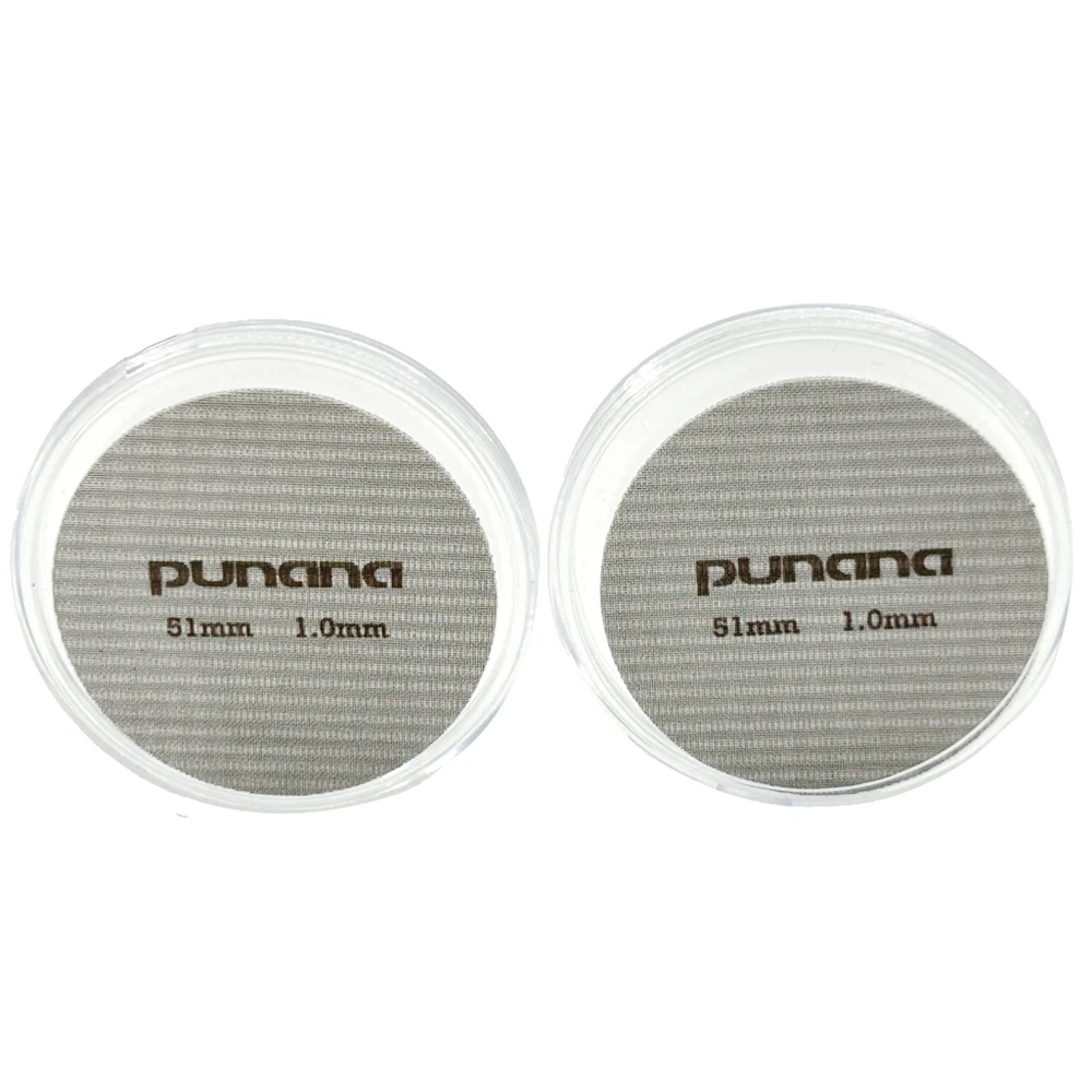 

2 шт., многоразовые фильтры для кофе Punana, нержавеющая сталь, 51/53/58 мм, 1.7 мм