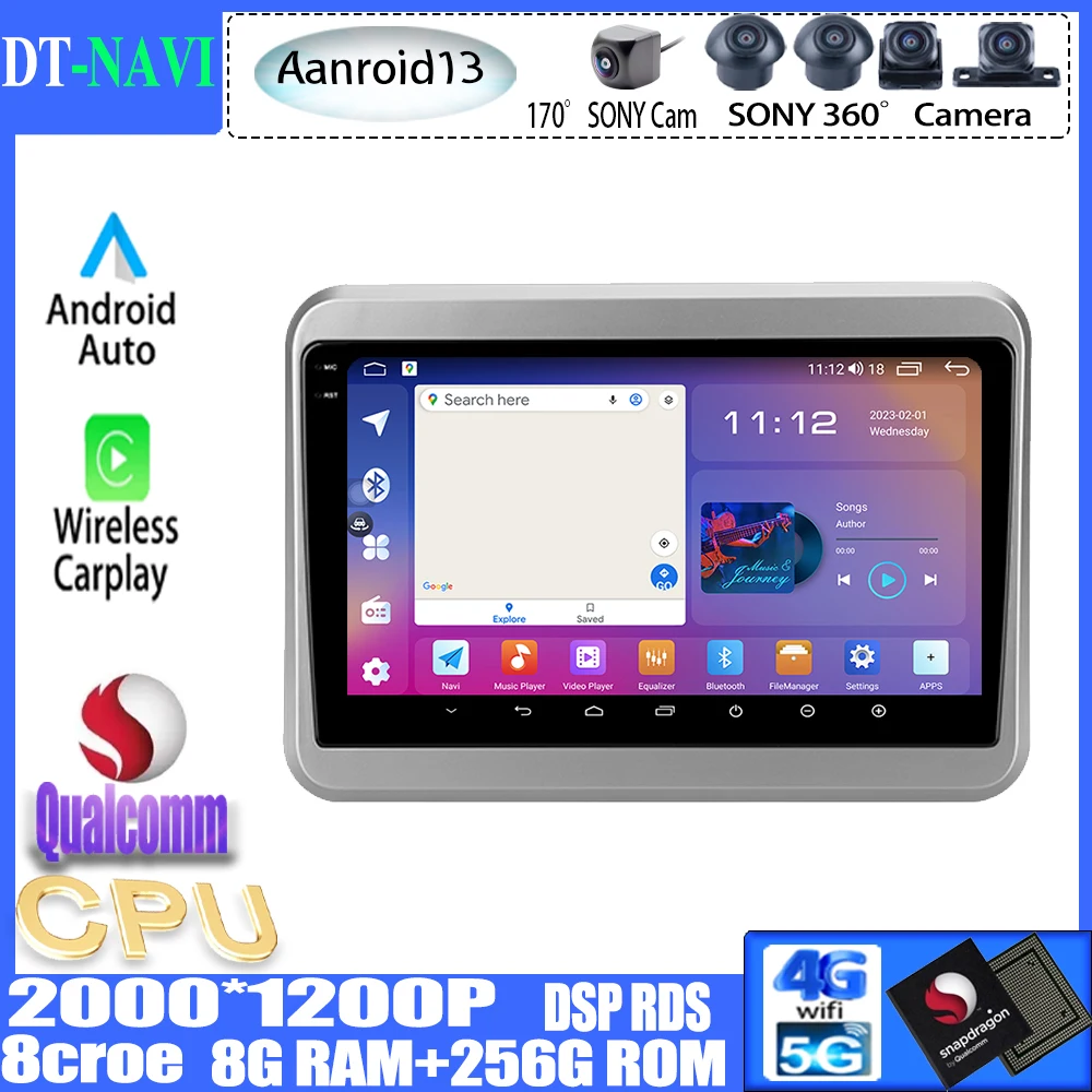 

Android For Suzuki Spacia 2 II 2017 - 2023 Car Radio Multimedia Player Navigation GPS Head Unit Carplay WIFI BT 4G No 2din DVD