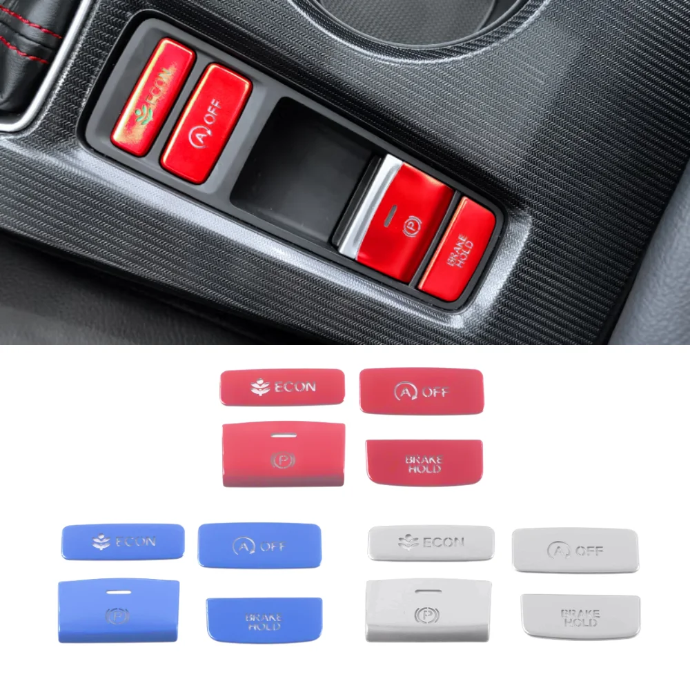 

For Honda Civic 11th Gen 2021-2023 LHD Car Central Control Gear Position Handbrake Switch Button Sticker Decoration Accessories