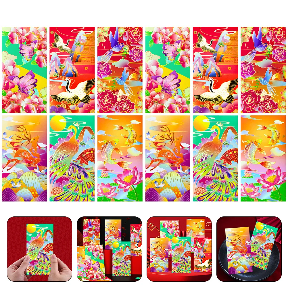 

Money Year Red Envelope New Envelopes Bag Packet 2023 Giftlucky Rabbit Wedding Luck Good Pocket Wrap Present Zodiac Asian
