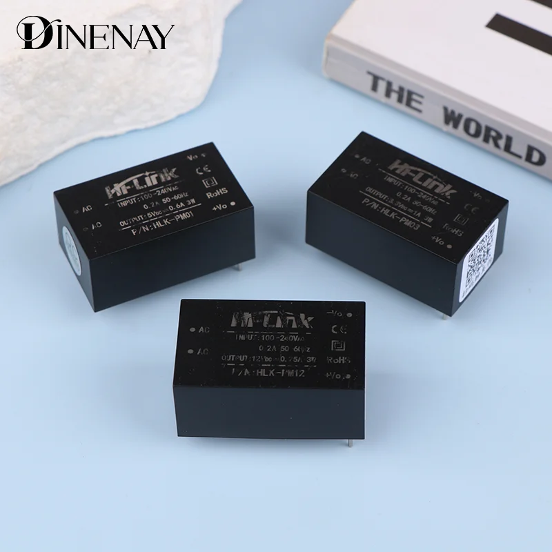 HLK-PM01 Сверхмаленький модуль питания от 220 В до 5