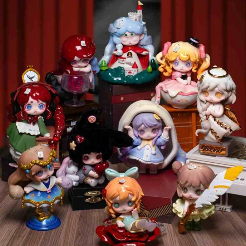 Подлинная Ghost Keeno Ii Mystery Treasure Blind Box Tide Play Фигурки Cute Doll Kawaii Toy Gift