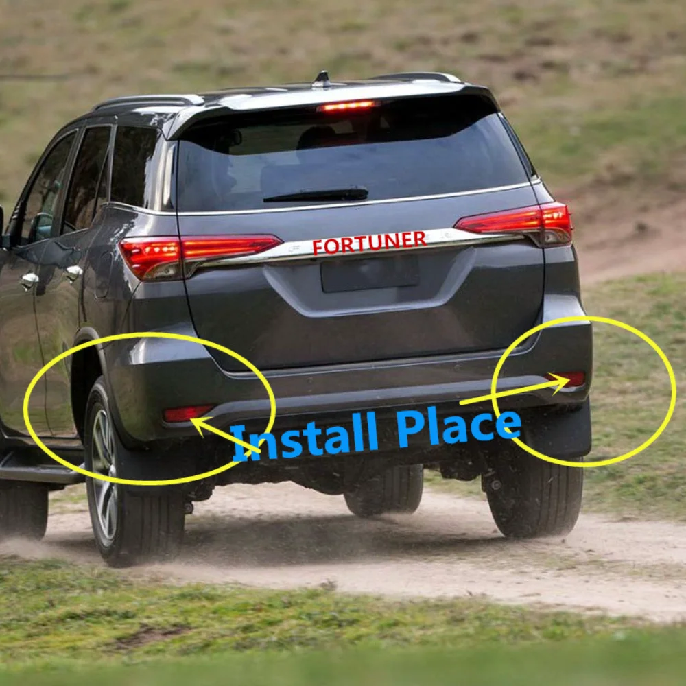 Автомобильная задняя противотуманная фара накладка аксессуары для стайлинга