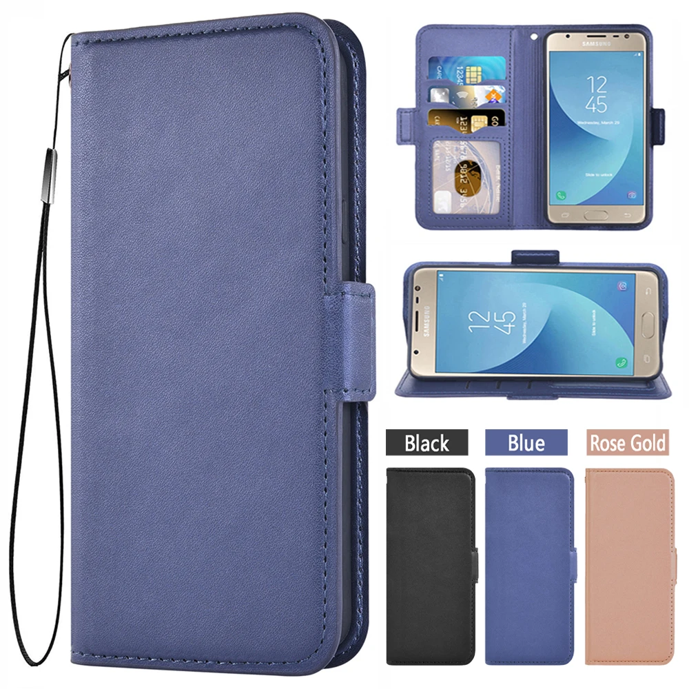 

Luxury Flip Cover Leather Wallet Phone Case For Samsung Galaxi Galaxy A3 A7 A5 2017 2016 2015 A6 Plus A9 A8 A 9 2018 Funda Coque