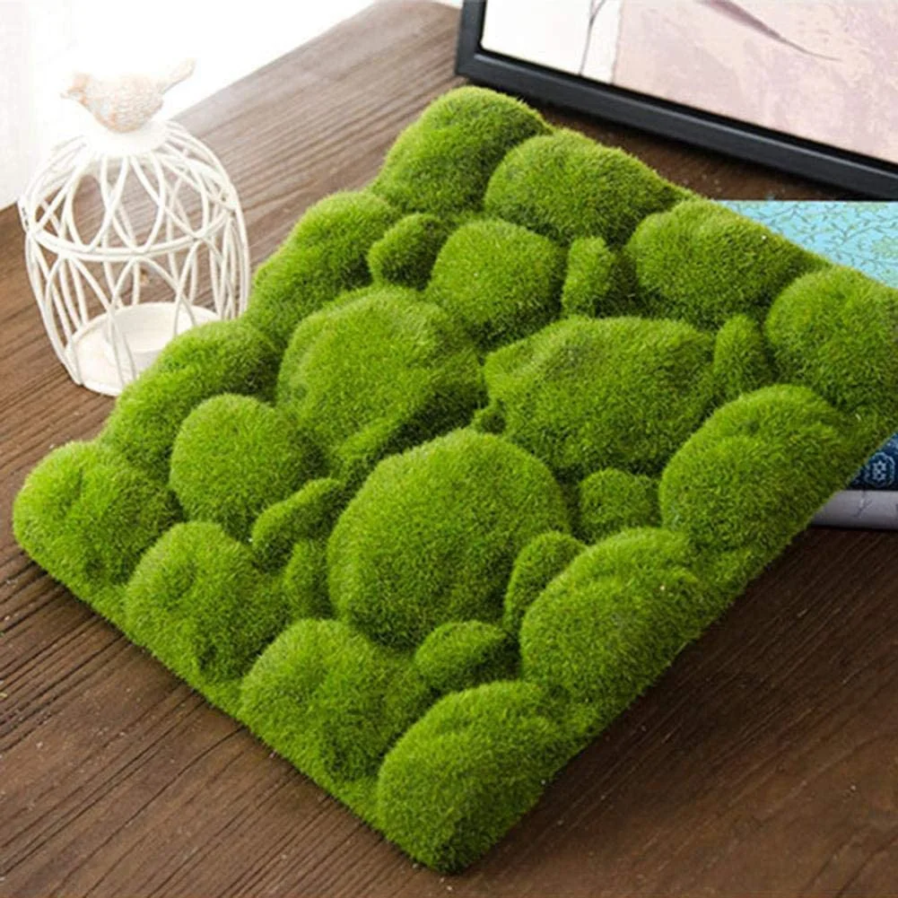 Коврик для травы-искусственный зеленый газон в форме камня дома гостиницы