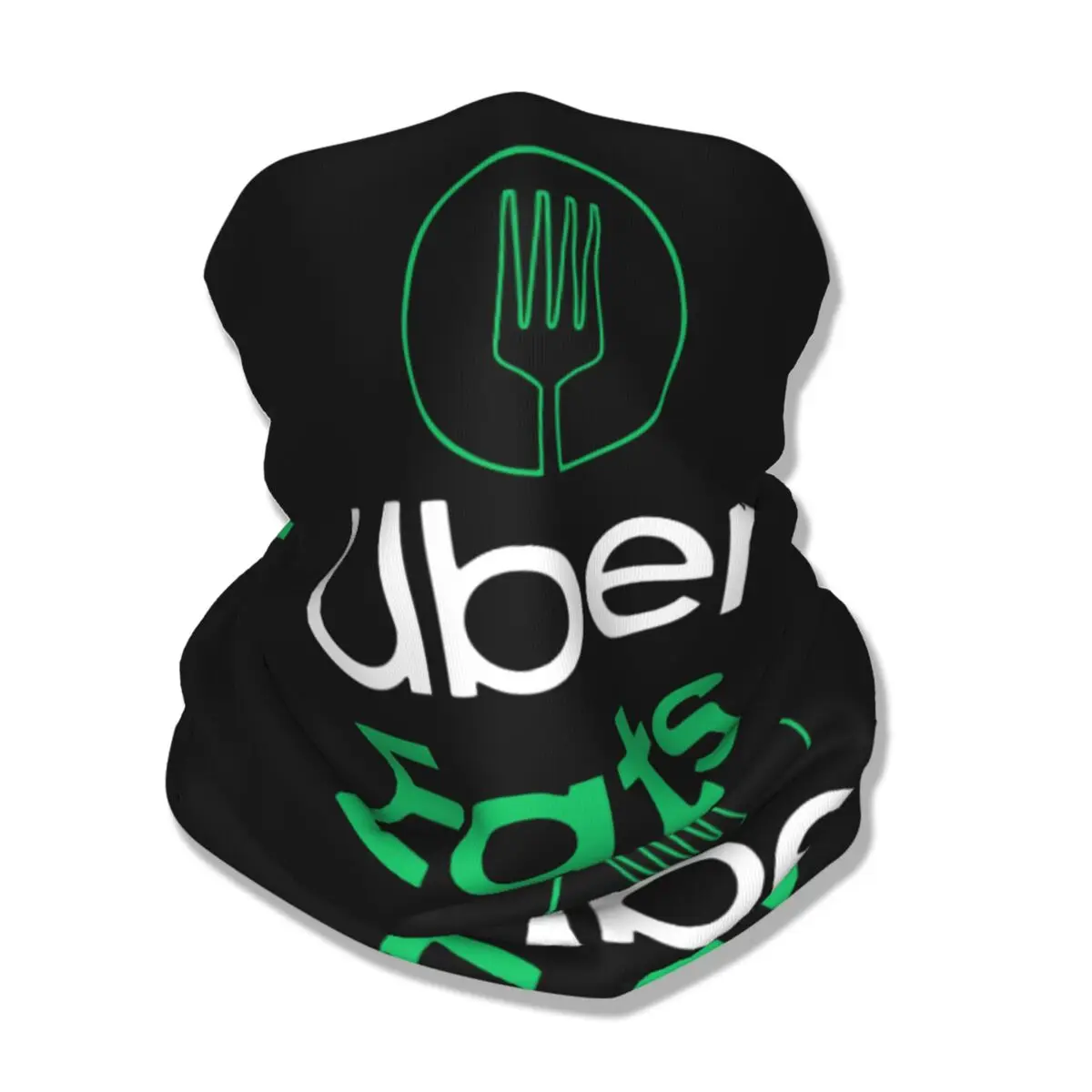 Uberd Eat Bandana Neck Cover Printed Food Delivery Magic Scarf Multi-use Cycling Riding Unisex Adult Winter
