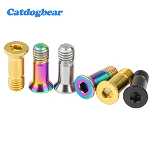 Catdogbear  M5x14.5mm Titanium Bolt Guide Wheel Screw  for  Road Mountain Bike Bicycle Rear Derailleur Pulley Jockey Wheel