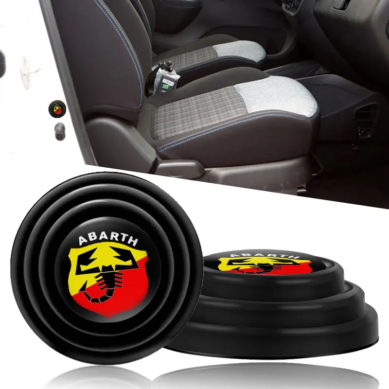 4 шт. силиконовый автомобильный дверной амортизатор звукоизоляционный коврик