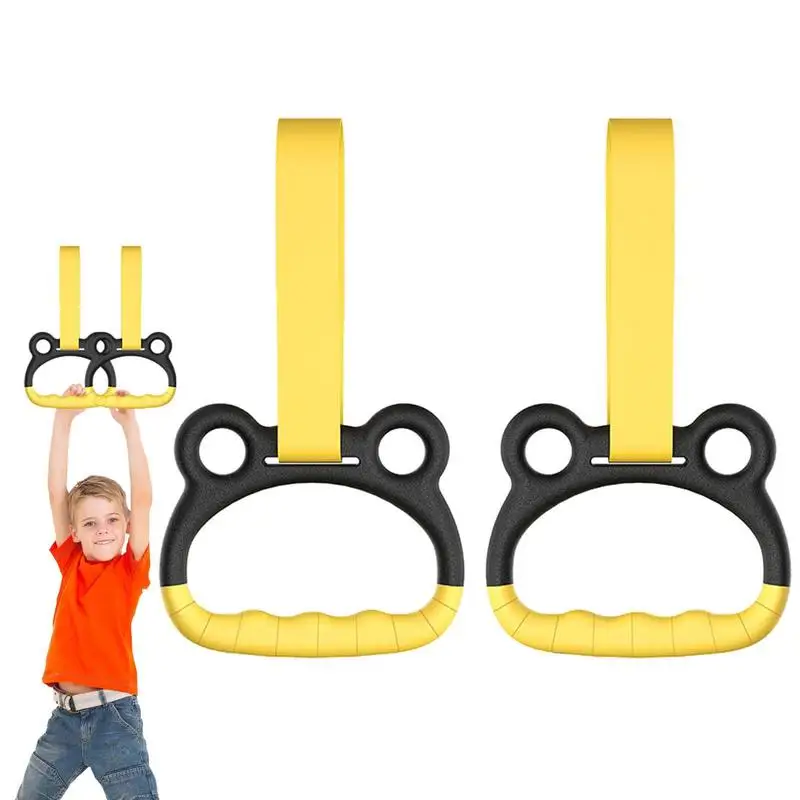 

Гимнастические кольца для детей с нагрузкой фунтов, гимнастическое оборудование, домашние детские гимнастические кольца, подтягивающие ко...