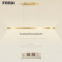 TONDI Nordic LED Modern Dining Table Bar Chandelier Simple Luxury Original Design Restaurant Chandelier Factory Direct Sales