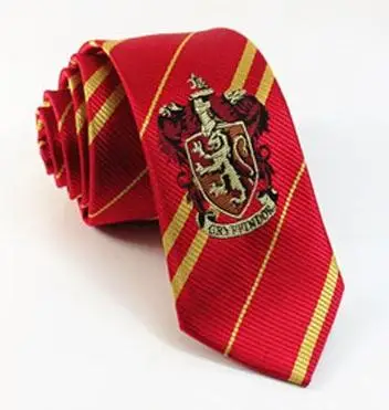 Галстук Harries School of Witchcraft and Wizardry uniform tie anime COS clothing полосатый значок Женские Мужские