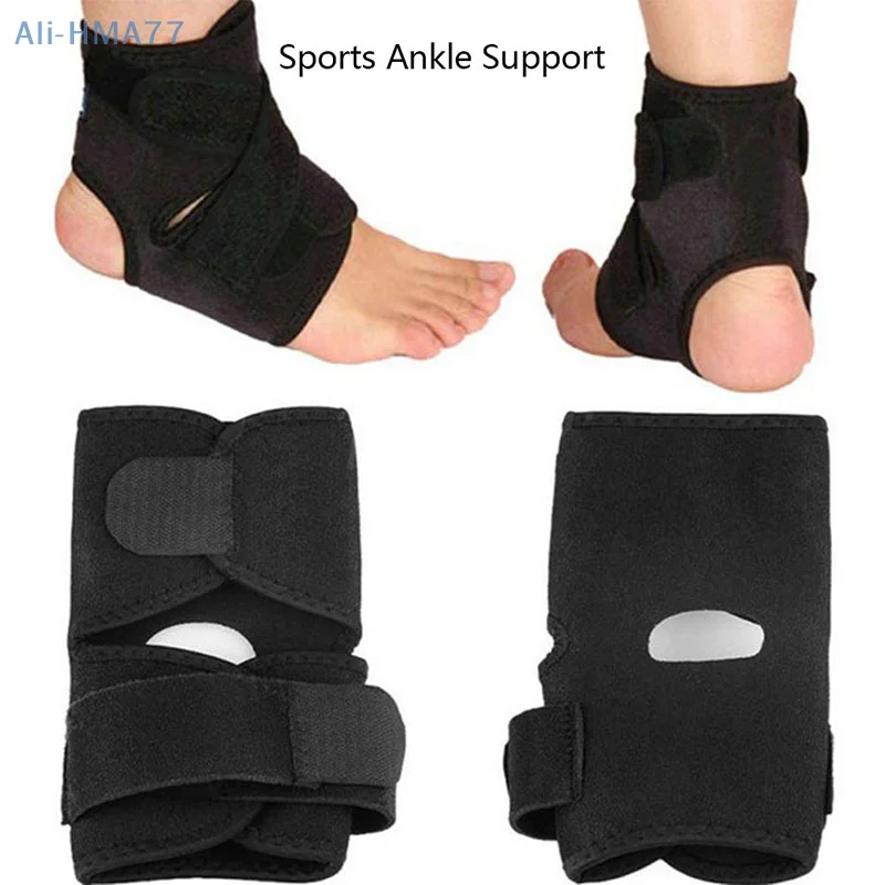 

Adjustable Sports Compression Elastic Ankle Brace Support Sprain Fitness