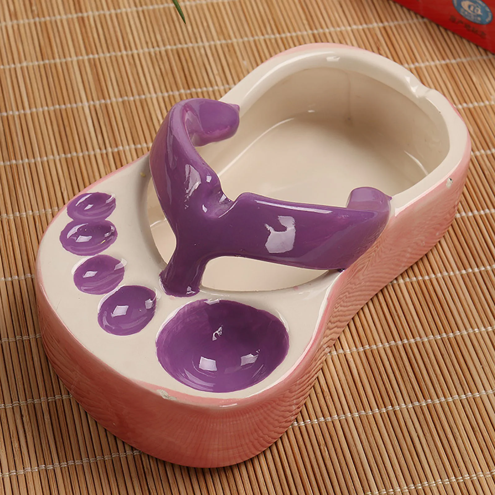 

Cute Ceramic Bowl Mini French Fries Plate Flip Flops Bowl Creative Plate Fun Punch Bowl Cup Hooks Glass