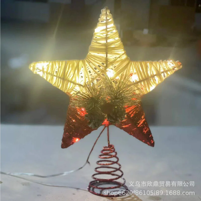 

1x Christmas Star Tree Topper Christmas Tree Topper Star Tree Topper Without Light for Christmas Families Friends