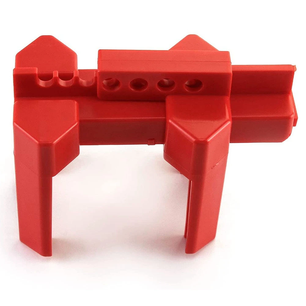 

Small Ball Valve Lockout for 1/2 Inch - 2-1/2 Inch OD Pipe Red 1 Pack