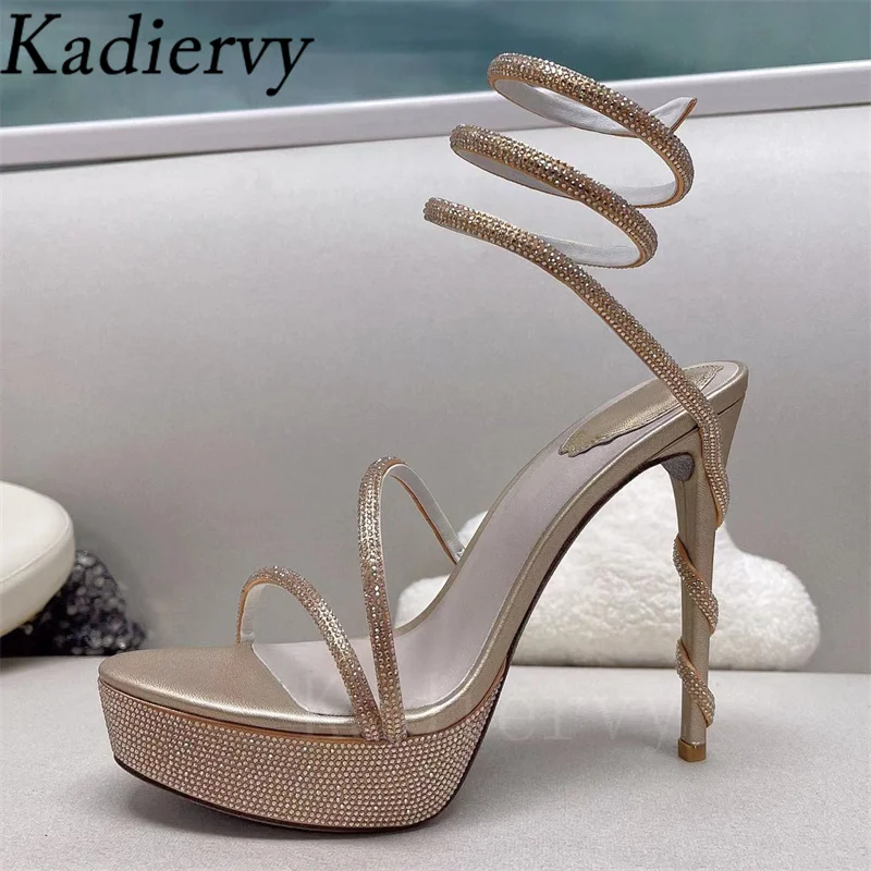 Женские босоножки на очень высоком каблуке модельные туфли с ремешком щиколотке