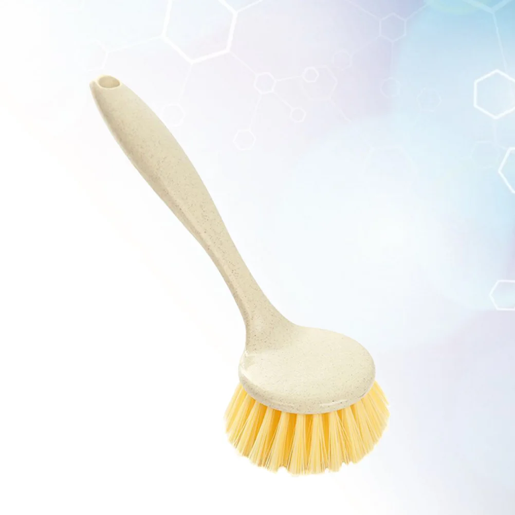 

Kitchen Brush with Handle Household Cleaning Brush Dish Washing Pot Washing Tool Scrubber