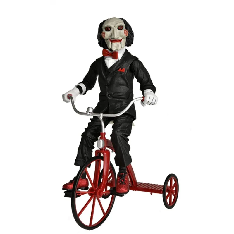 Presale 6 Inches Neca  Pvc Electric Saw Startles Billy Bike Collectible Action Figure Model kid Toy Periphery Desktop Decoration