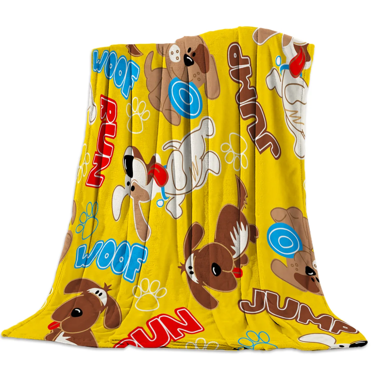 

Домашний текстиль, французский бульдог, Фланелевое утяжеленное одеяло, теплое мягкое одеяло, s-образное покрывало для дивана, кровати, путеш...