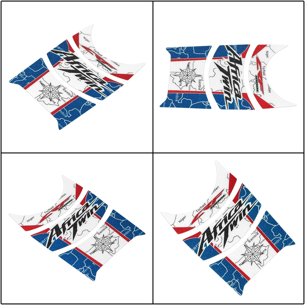 Фото Подходит для Honda Africa Twin 2016-2019, мотоциклетный газовый масляный бак, защитные наклейки, декоративные наклейки из ПВХ №5