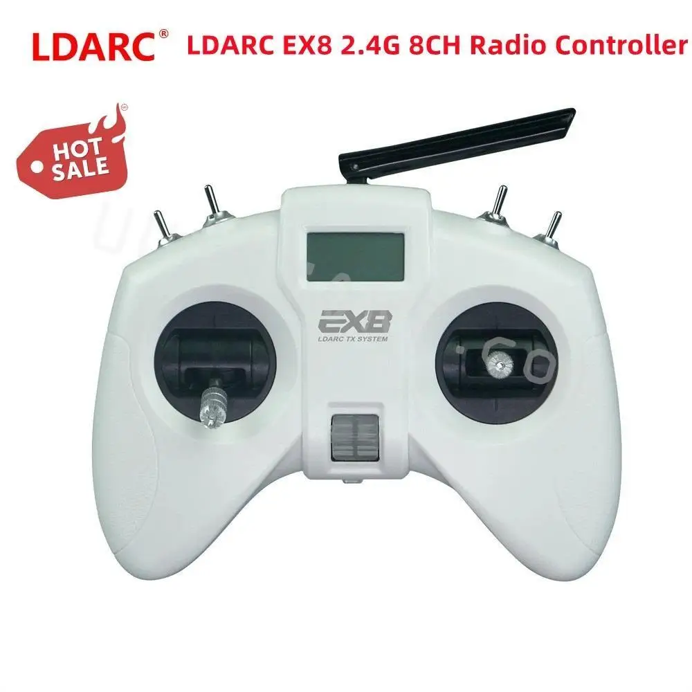 

LDARC EX8 2,4G 8CH Радиоконтроллер с ЖК-дисплеем S-FHSS D16EU & D16 Non EU Frsky протоколы с симулятором и режимом обучения