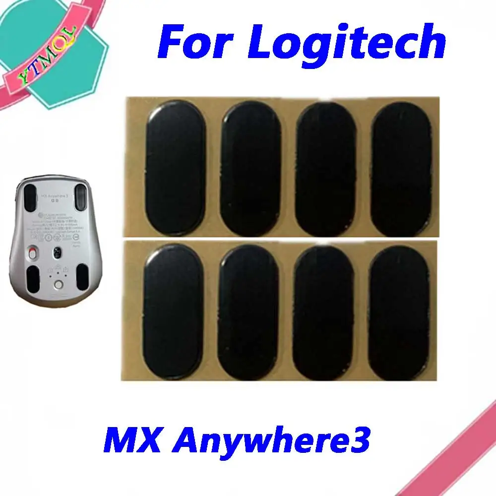 

Hot sale 5set Mouse Feet Skates Pads For Logitech MX Anywhere3 wireless Mouse White Black Anti skid sticker Connector