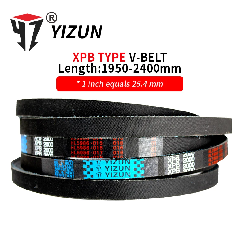 

YIZUN XPB/5VX Type XPB1950~2400mm Hard Wire Rubber Drive Pitch Length Girth Industrial Transmission Machinery Toothed V Belt