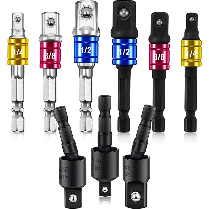 

9 шт., набор фрез для вспышки с шестигранным хвостовиком