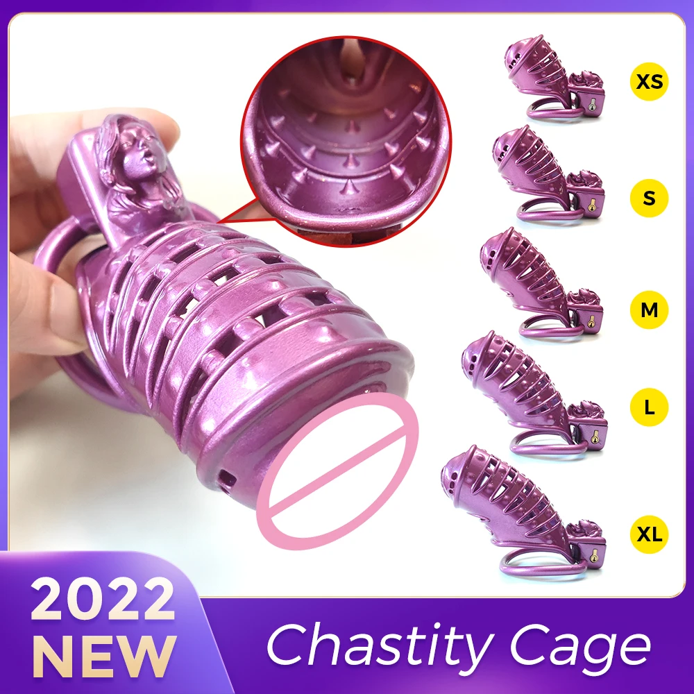 

BDSM Spiked Cock Cage Pussy Vaginal Chastity Cage Devices Male Bondage Slave Penis Ring Sex Shop 18+ Gay Ladyboy Sex Toy for Men
