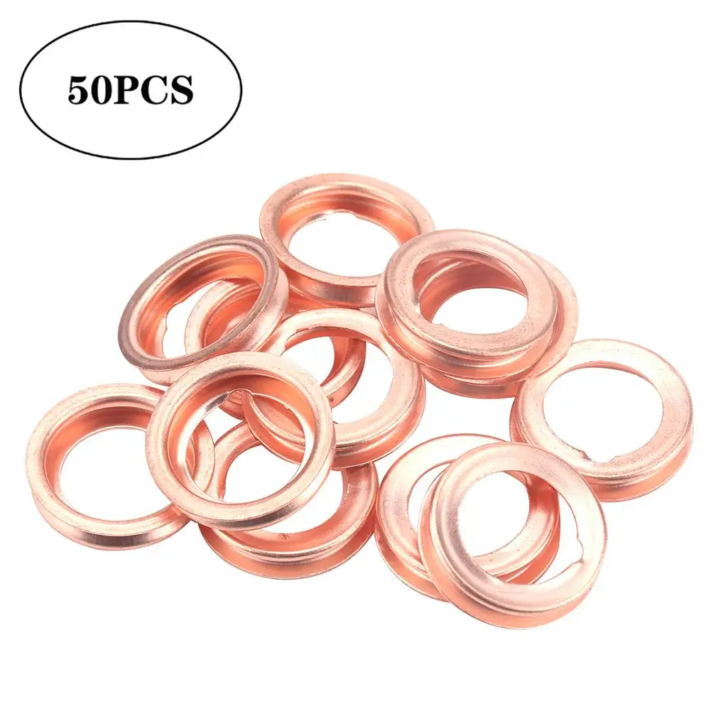 

Universal Anti-rust Brass Drain Plug Gaskets Reliable Wear Resistance Easy Installation Oe 11026-01m02 11026-ja00a F4xy-6734-a